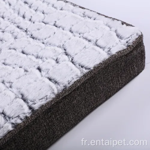 Pet orthopédique matelas doux Faux de fourrure